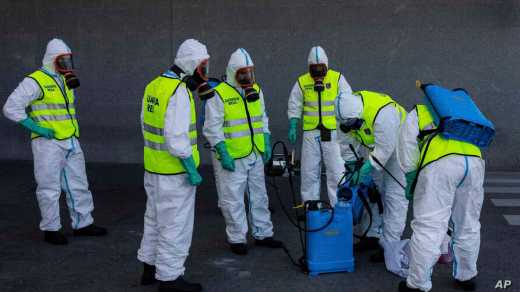 Virus Outbreak Spain